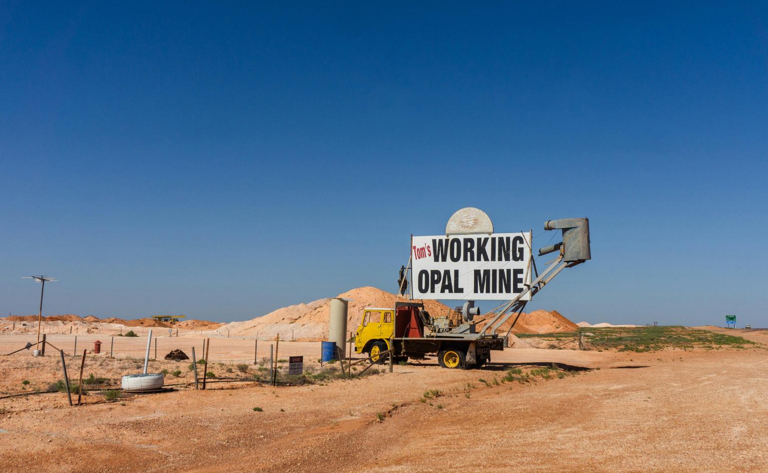 An opal mine in Coober Pedy