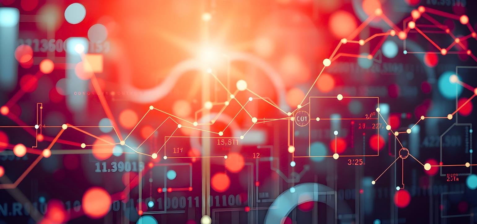 colourful data points