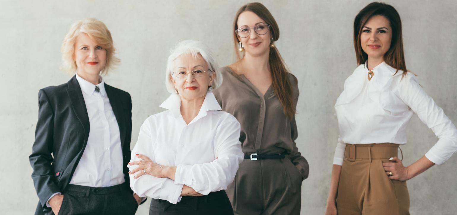 group of corporate women