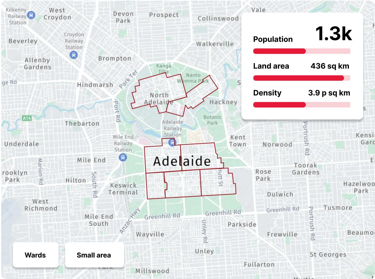 Understand local differences down to suburb level