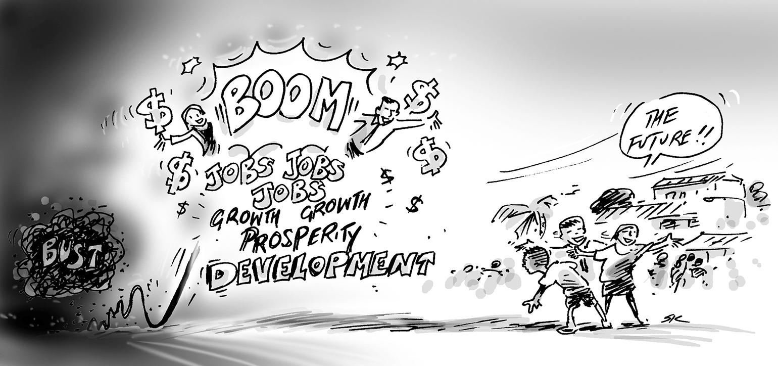 Riding the boom and bust