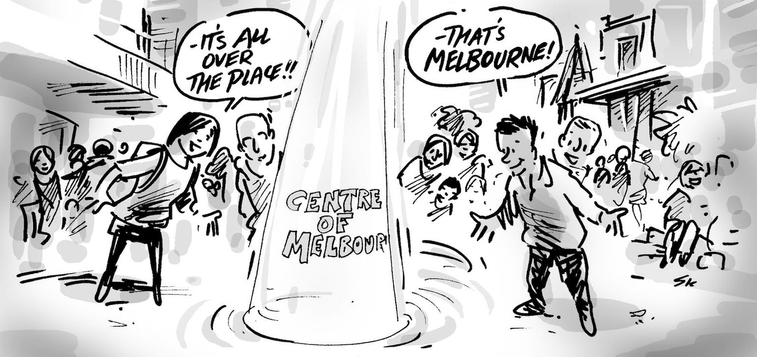 Where is the demographic centre of Melbourne? And how is it changing?