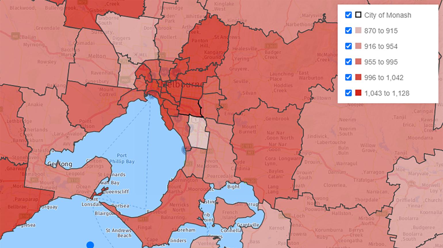 COVID vaccination rates and SEIFA